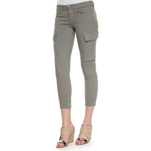Vince Women's Riley Cropped Cargo Skinny Leggings Pants in Sage 28